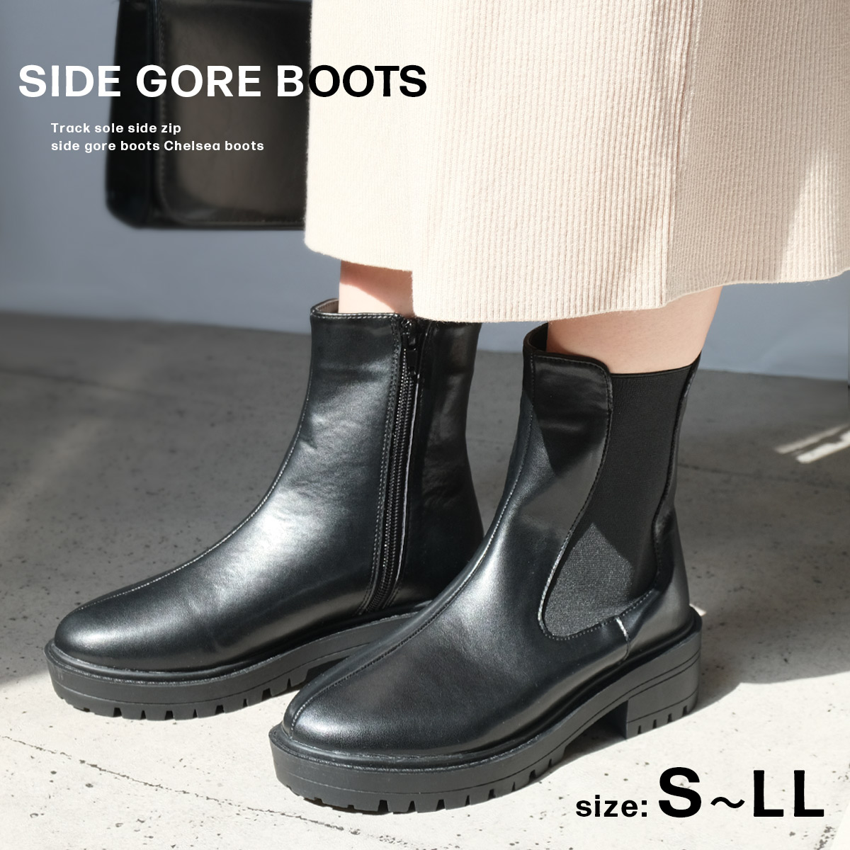 トッズ 38 レディース サイドジップブーツ ベルト ストラップ ブラック Lace Ladies ブーツ サイドジップレースアップショートブーツ