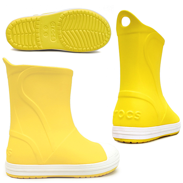 crocs yellow boots