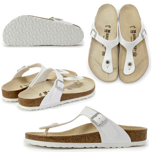 white birkenstocks size 5