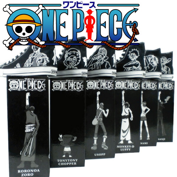 ONE PIECE「ワンピース×コラボ」 スニーカー【セット】ルフィ ゾロ サンジ ウソップ ナミ チョッパー各キャラクターが1足ずつ入った6足セット！　ワンピース グッズ シューズ アニメ キャラクター おしゃれ 靴 set サイズ XS S M L ●画像