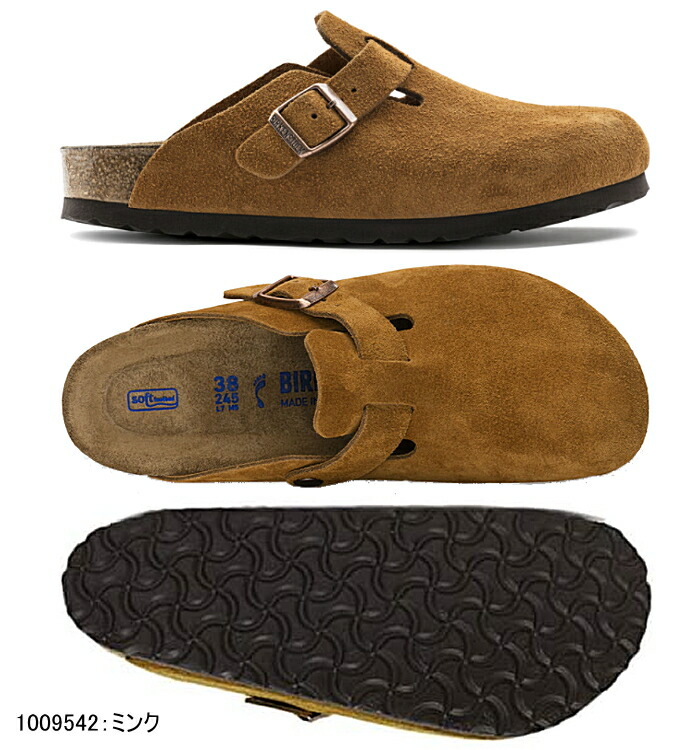 ビルケンシュトック Birkenstock メンズ 男女兼用 サンダル レディース スエードレザー Boston ボストン