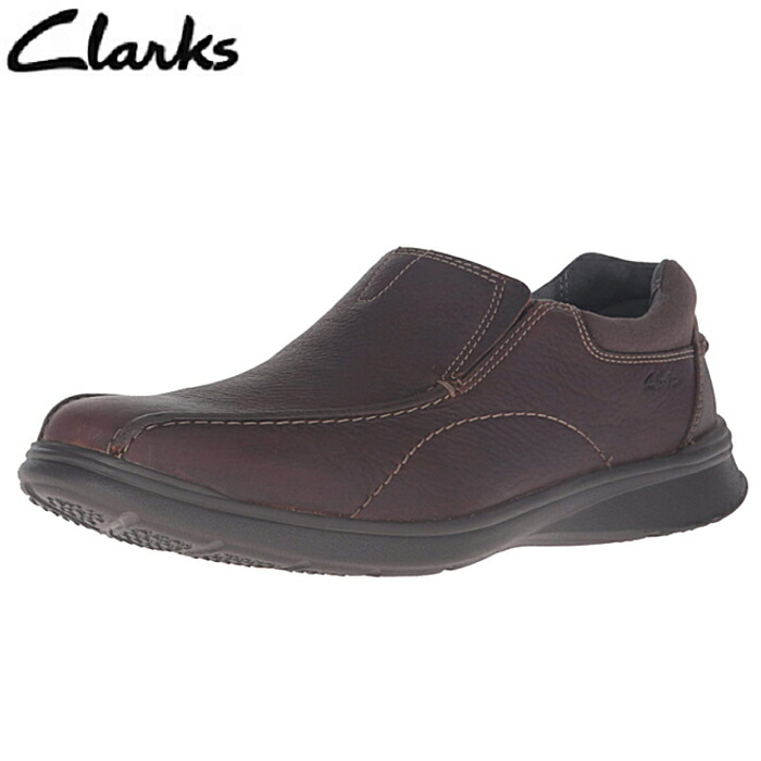 希少 黒入荷 スリッポン メンズ 本革 Step Cotrell Clarks コントレルステップ クラークス レザー 靴 シューズ Clarks Spmau Ac In