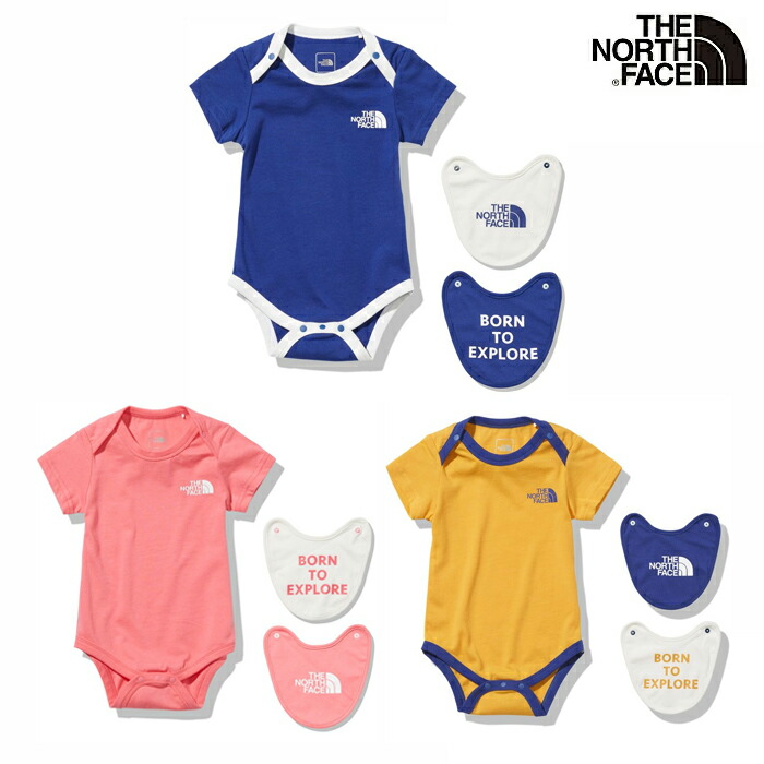 同梱不可 ノースフェイス ベビーショートスリーブロンパース 2pビブ Ntb B S S Rompers 2p Bib The North Face ギフト 出産祝い 男の子 女の子 赤ちゃん 送料無料 14時まであす楽対応ザ ノースフェイス ベビーショートスリーブロンパース 2pビブ Ntb B S S