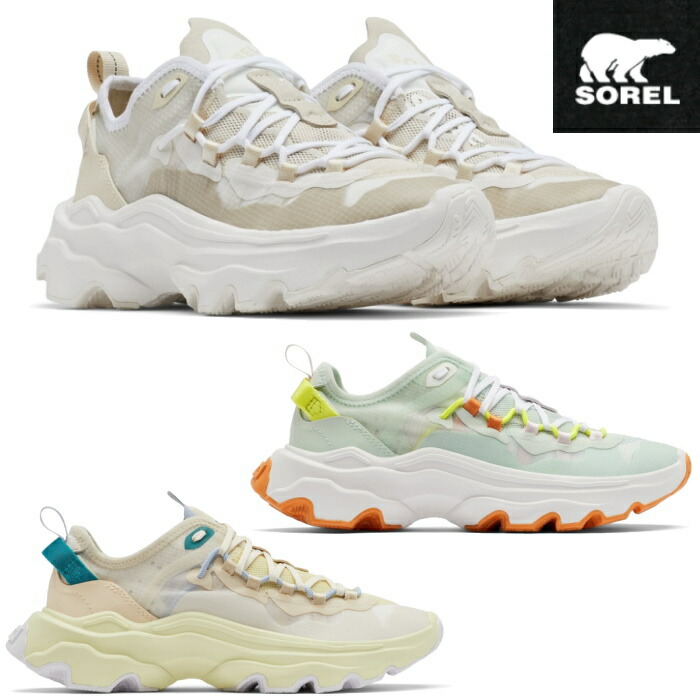ソレル SOREL メンズ レディース スニーカー キネティックブレイクスルーテックレース 厚底 難民キャンプ アウトドア シューズ KINETIC BREAKTHRU TECH LACE NL4691