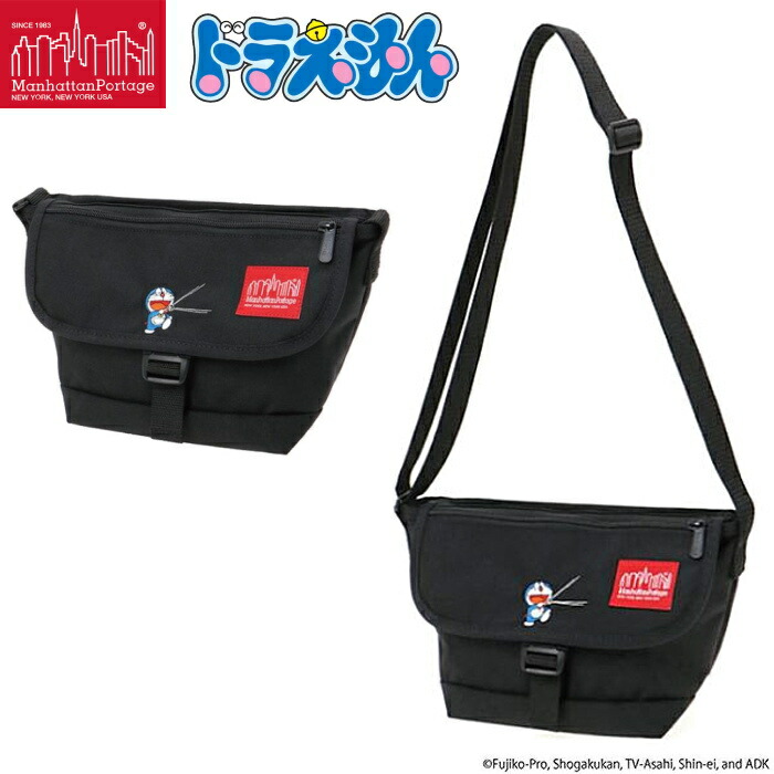 マンハッタンポーテージ Manhattan Portage ドラえもん ショルダーバッグ フラップジッパーポケット 1603FZPDORA24 メッセンジャーバッグ Bag Flap Zipper Pocket Doraemon 2024
