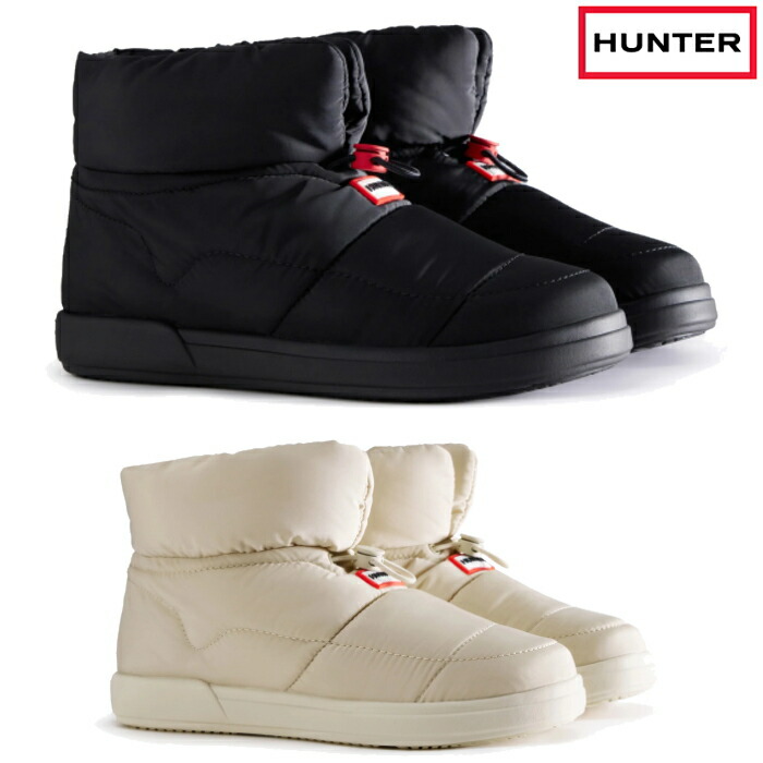 楽天市場】HUNTER IN/OUT PUFFER BOOTIE BLACK wff3001wwu-blk
