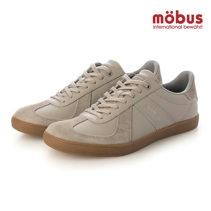 モーブス スニーカー ニュルンベルグ mobus NURNBERG M-2214t 2400 ストーングレー メンズスニーカー ローカット 靴 シューズ