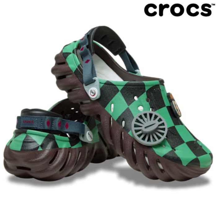 クロックス crocs メンズ レディース サンダル クロックバンド クロッグ すぐ乾く 軽量 人気 ブランド「鬼滅の刃」炭治郎 オールテレイン クロッグ 212434-90h 海 川 プール レジャー