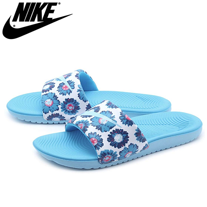 nike kawa print slides