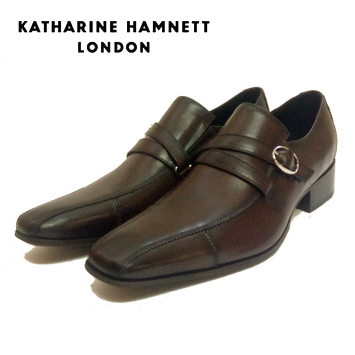 KATHARINE HAMNETT LONDON ストラップスリッポン シューズ キャサリンハムネットロンドン KATHARINE HAMNETT LONDON サイド
