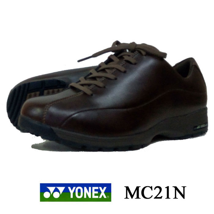 ヨネックス メンズ ウォーキシューズ パワークッション YONEX M21N ダークブラウン 25.5cm 3.5E 紳士 靴 SHW-M21N ブランド 敬老の日 プレゼント ギフト