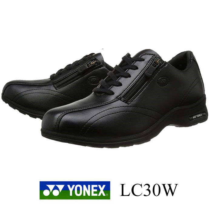 ヨネックス メンズ ウォーキングシューズ パワークッション YONEX LC30W ブラック 4.5E 紳士 靴 SHW-LC30W ブランド 敬老の日 プレゼント ギフト