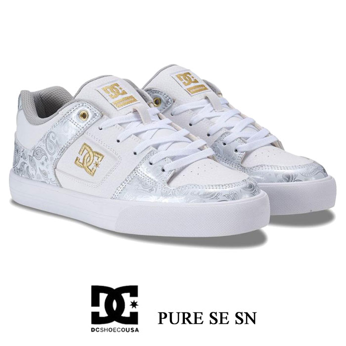 DCシューズ メンズ 純然たる SE SN 白いこと DC PURE SE SN DM261305WG3 置き目とり捨てる 社交ダンス 間借り人 スニーカー 靴 差し上げ物 差し上げ物