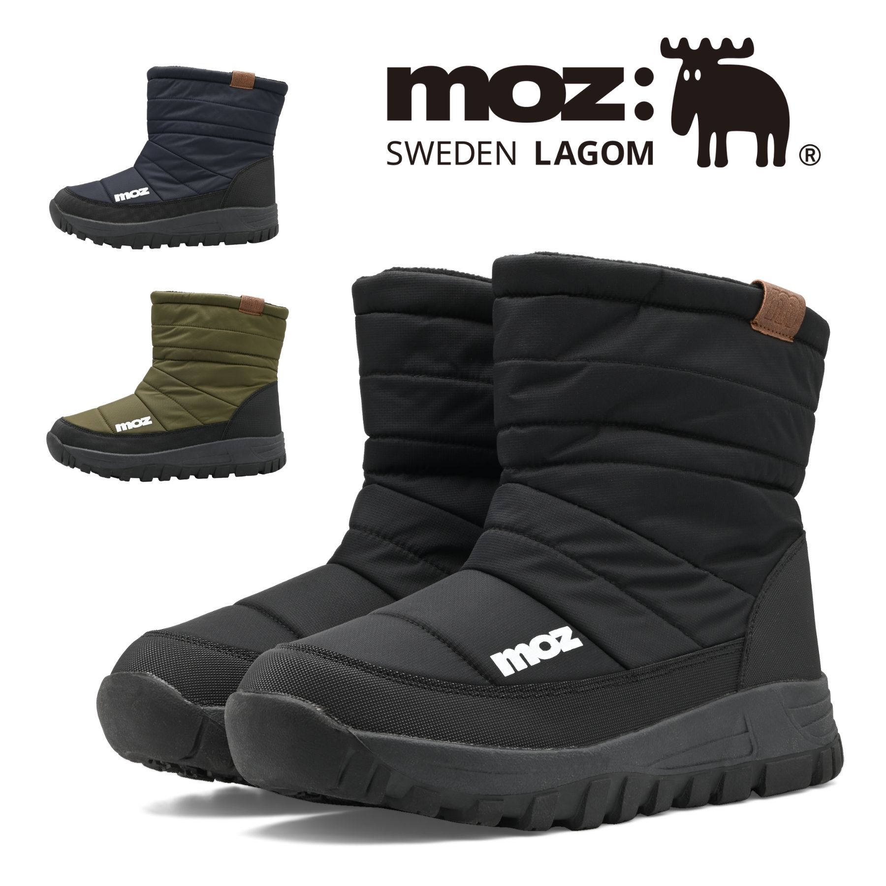 楽天市場】【最短翌日配送】 防寒ブーツ スノーブーツ メンズ moz モズ