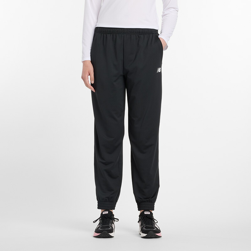 【ポイント最大20倍！お買い物マラソン限定！】ニューバランス Sport ジャージジョガーパンツ レディース ブラック【New Balance AWP53402 BK】