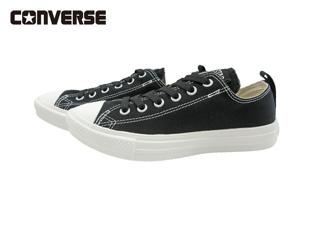 【ポイント最大20倍！お買い物マラソン限定！】コンバース スリップ 軽量 フリーレース レディース ブラック【CONVERSE ALL STAR LIGHT FREELACE OX】