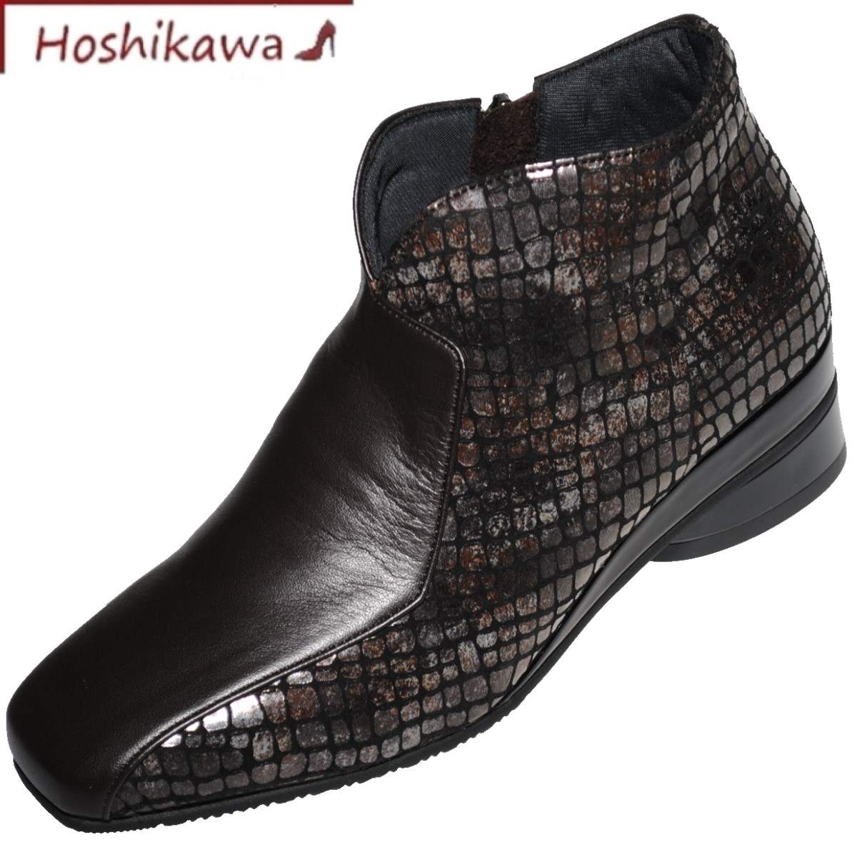 Monet Eeeダークブラウン ブーツ 牛革 蛇柄本革 国産 靴のhoshikawa店 モネ レディースサイドファスナー 蛇柄本革 スネーク柄 ブーツ 靴のhoshikawa Monet 8010 モネ 日本製 ローヒール ショートブーツ21 5cm 24 5cm ショート丈 Monet Eeeダークブラウン ブーツ 牛革 蛇柄本革 国産 靴のhoshikawa店 モネ レディースサイドファスナー 蛇柄本革 スネーク柄 ブーツ 靴のhoshikawa Monet 8010 モネ 日本製 ローヒール ショートブーツ21 5cm 24 5cm ショート丈