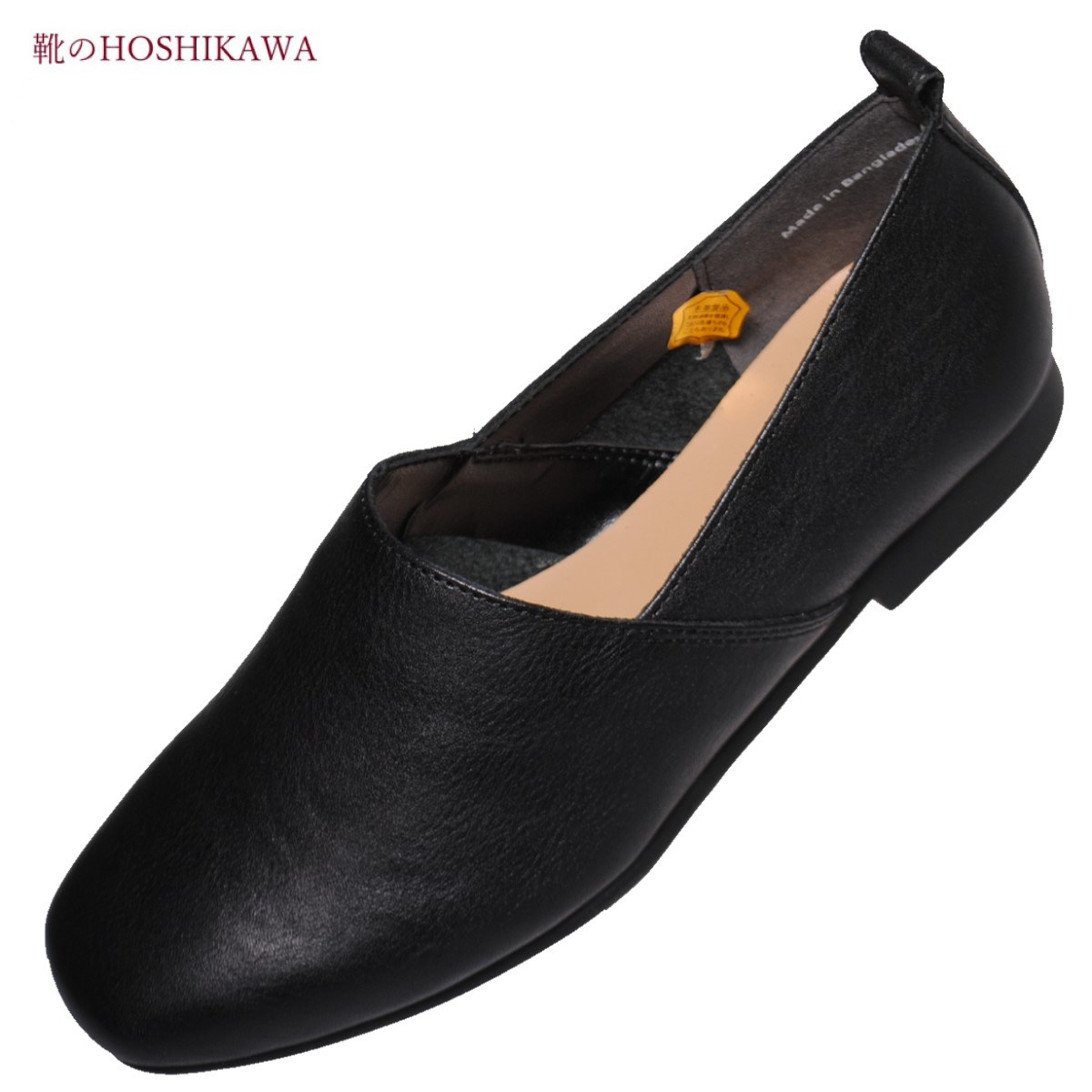 『Dona Miss 8308RT』 ドナミス スポックシューズ 22.5糎～24.5糎 EEE レディース 黒いこと スリッポン 木目細か 日本製 本革 秋冬