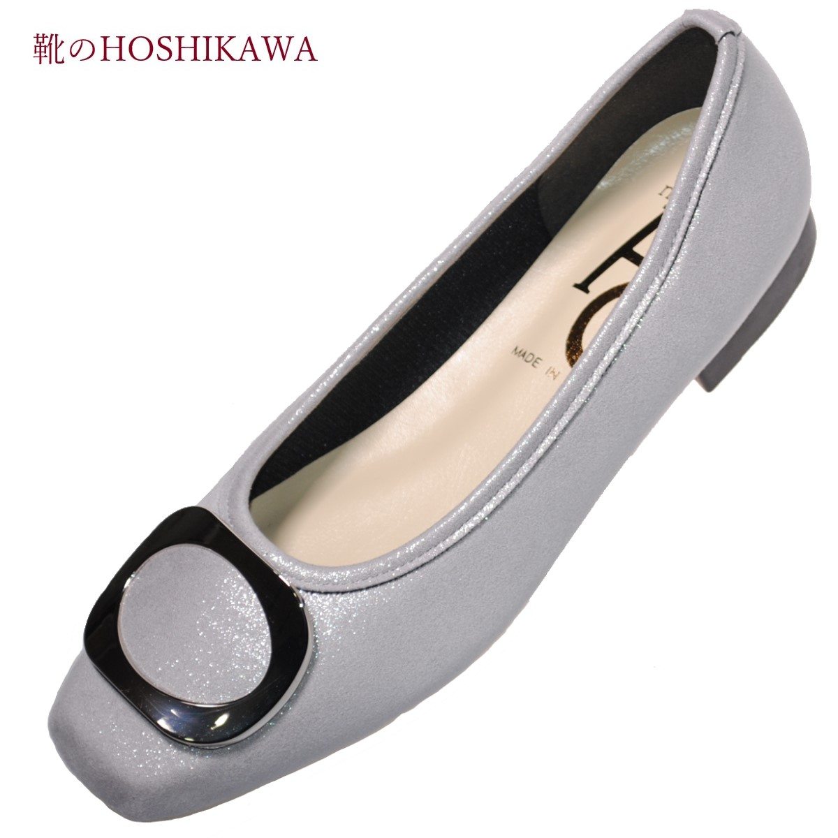 靴のhoshikawa Monet 幅広カッター グリーン22cm 25cm レディース モネ