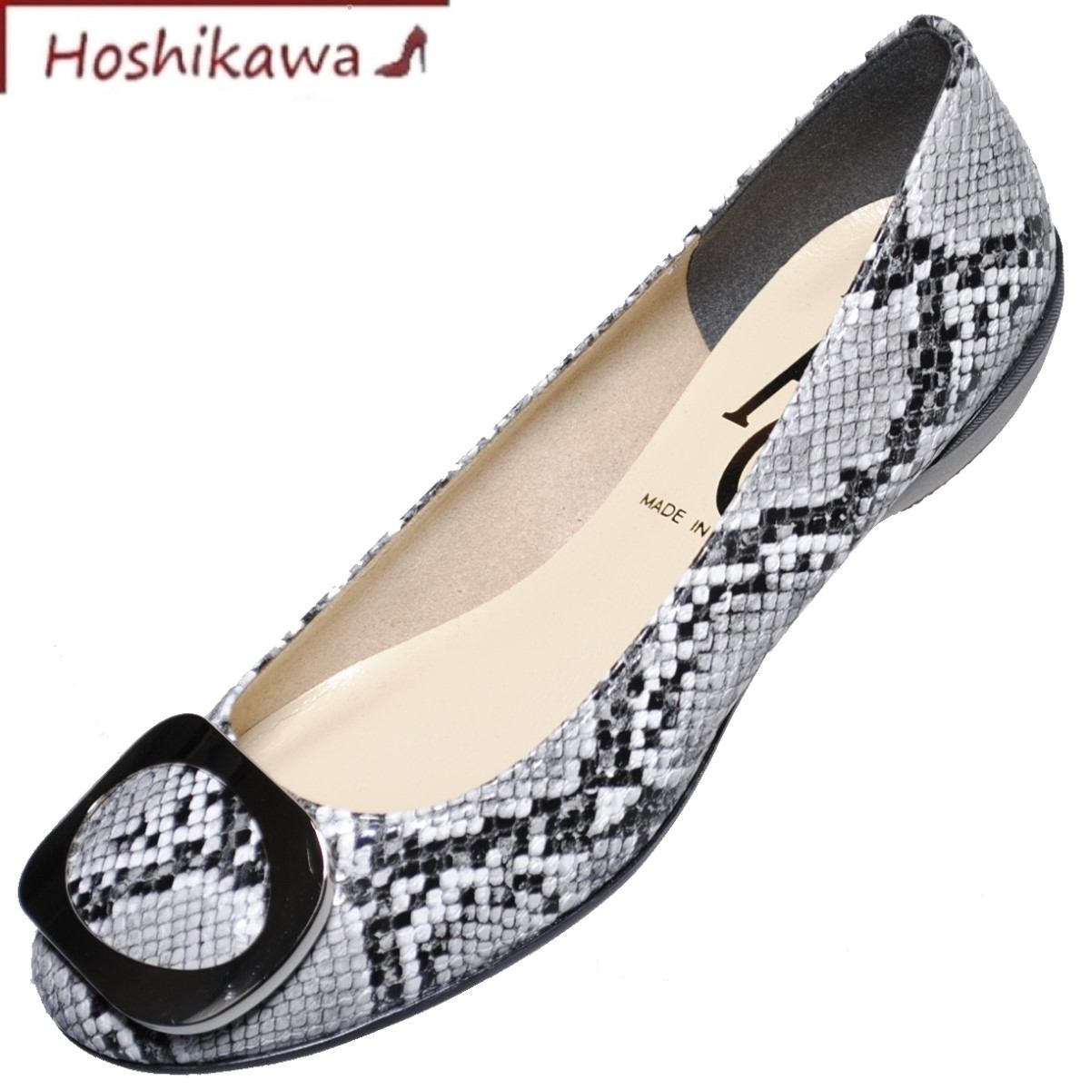 靴のhoshikawa Monet 幅広カッター グリーン22cm 25cm レディース モネ