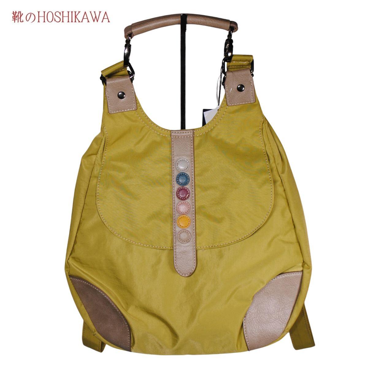 『PRIMU CRESCENT 2WAY背嚢 999G』 レディース オリーブ緑であること 背嚢御徒面子 向こう見ず 磁石 ジッパー開閉 ショルダーバッグ 手持ち 肩かけ ナイロン 練りあわせる衣料繊維