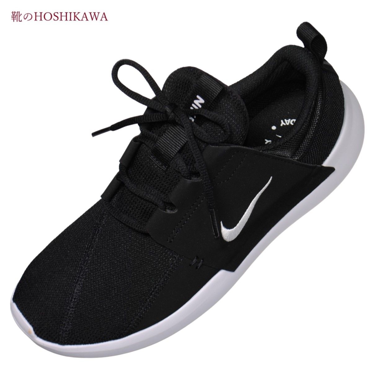 『NIKE DV2436 006』 E-SERIES AD ナイキ スニーカー 24.5cm～28cm メンズ ブラック レースアップスニ―カー 合皮 ホワイトソール
