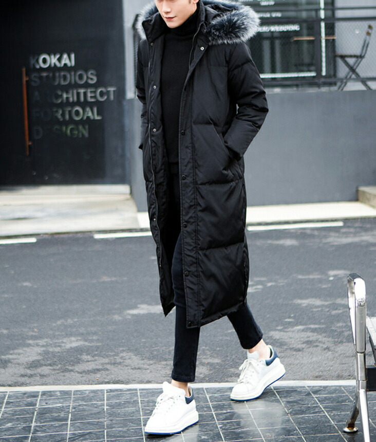 アウトレット送料無料 楽天市場 アウトドアも大活躍 メンズ 中綿 ファーフード付き ロングコート 防寒 サイドスリット ダウンコート ジャケット 靴下プレミアム 数量限定 Ctcvnhcmc Vn