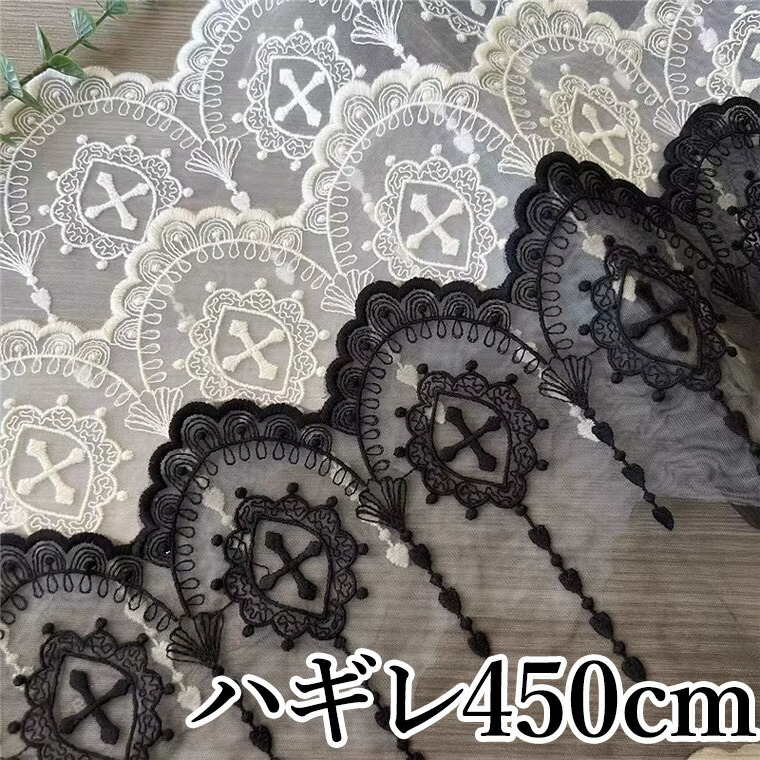 楽天市場】ハンドメイドやリメイクに スカラップレース ハギレ