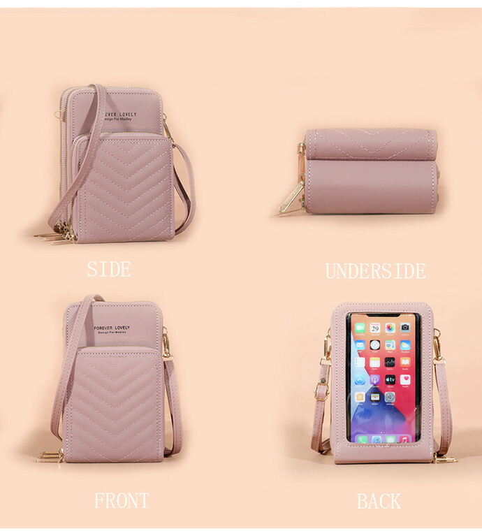 【楽天市場】軽やかにこれーつでお出かけOK！ミニショルダーポーチ スマホポーチ スマホショルダーバッグ ミニバッグ 斜めかけ ショルダーバッグ