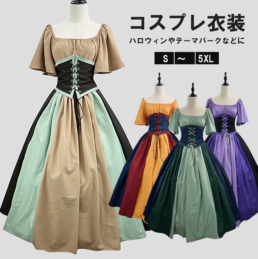 楽天市場】美しいAラインが素敵な ワンピース ゴスロリ 編み上げ