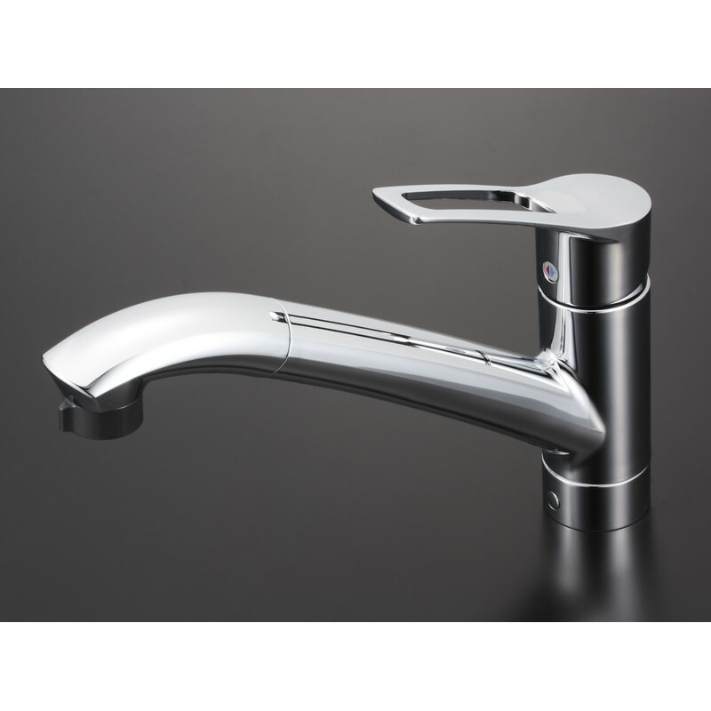 KVK KM5021ZT 水栓 Amazon | KVK 流し台用シングルレバー式シャワー混合水栓 寒冷地