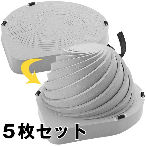 防災グッズ 【でるキャップ コンパクトタイプ 5枚セット】 避難 頭部保護|あっと解消 店