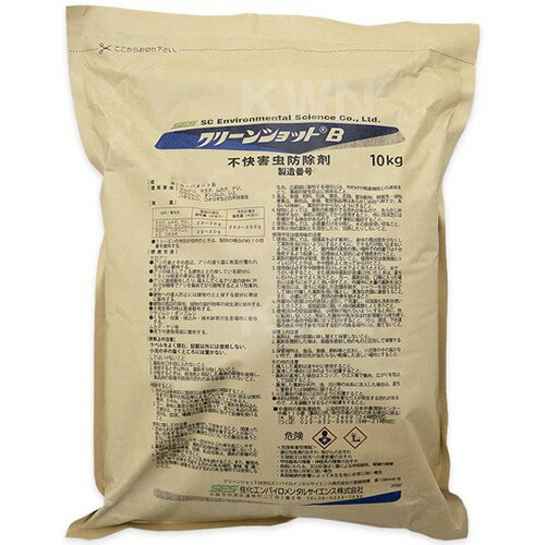 室外用 御勤め用殺虫剤 【喨喨たる打つことB 10kg】 素粒子剤 ムカデ ハサミムシ