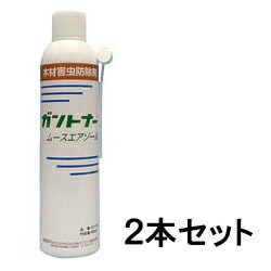 【ガントナームースエアゾール 400ml 2本セット】白蟻 シロアリ 駆除 スプレー 泡