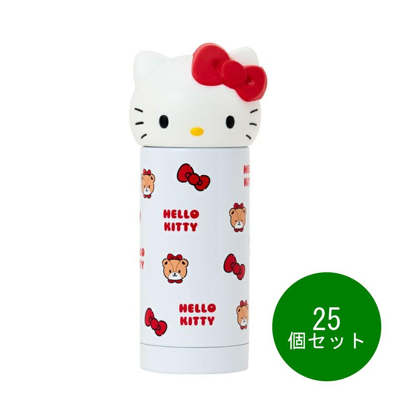 25個セット サンリオ SANRIO フェイス形ステンレスマグボトル 水筒 360ml ハローキティ キティちゃん