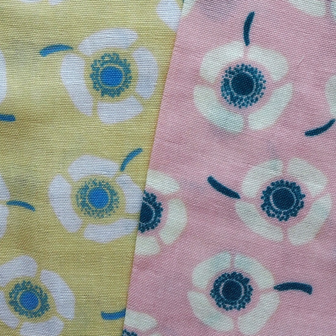 楽天市場 ダブルガーゼ 生地 布 北欧調 プリント Nina ニーナ Vuokko バオッコー アネモネ １４８ １２４３ａ 抗菌防臭加工 商用利用可能 京都カナリヤ手芸店