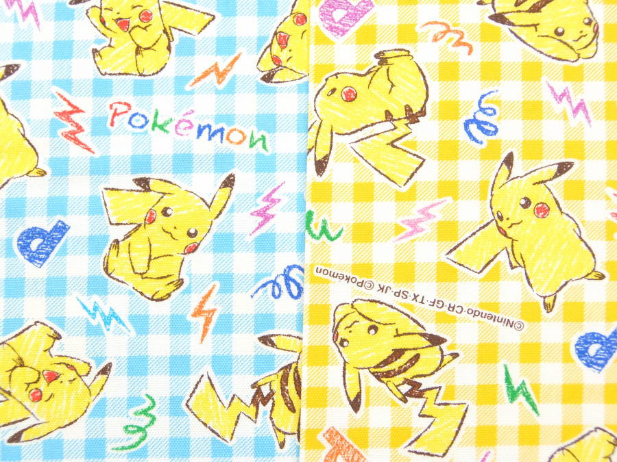 楽天市場 メーカー完売キャラクター生地 布 ポケットモンスター サン ムーンｇ６０５８ ポケモン クレヨンピカチュウ 年 継続 入園入学 商用利用不可 京都カナリヤ手芸店