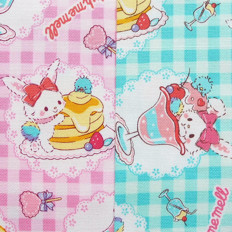 楽天市場 メーカー完売キャラクター オックス生地 布 サンリオ ウィッシュミーメル ｇ８１６７ １ スイーツ柄 Wish Me Mell 年 入園入学 商用利用不可 京都カナリヤ手芸店