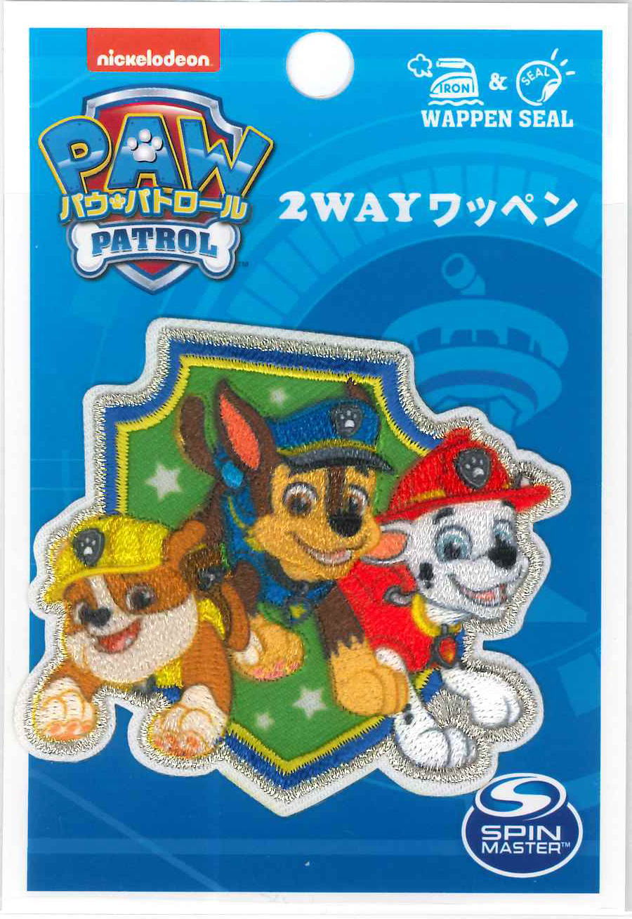楽天市場】【パウ・パトロール】Pawpatrol ワッペン T01Y2372