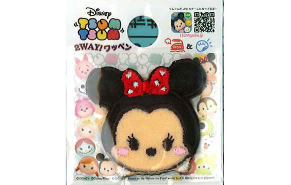 楽天市場 ｄ０１ｙ９４７１キャラクターワッペン アップリケ ディズニー Disney ツムツム Tsum Tsumミニー 京都カナリヤ手芸店