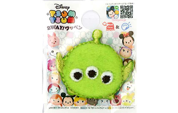 楽天市場 ｄ０１ｙ９４８２キャラクターワッペン アップリケ ディズニー Disney ツムツム Tsum Tsumエイリアン 京都カナリヤ手芸店