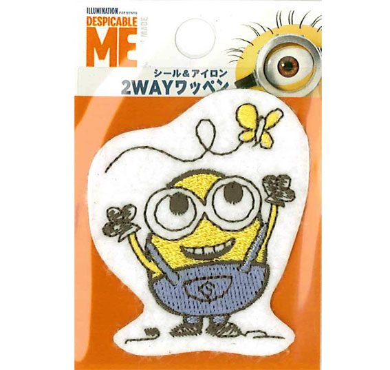 楽天市場 ｕ０１ｙ９６８８ ミニオンズ キャラクターワッペン アップリケ ミニオン スケッチ ボブ 小 京都カナリヤ手芸店