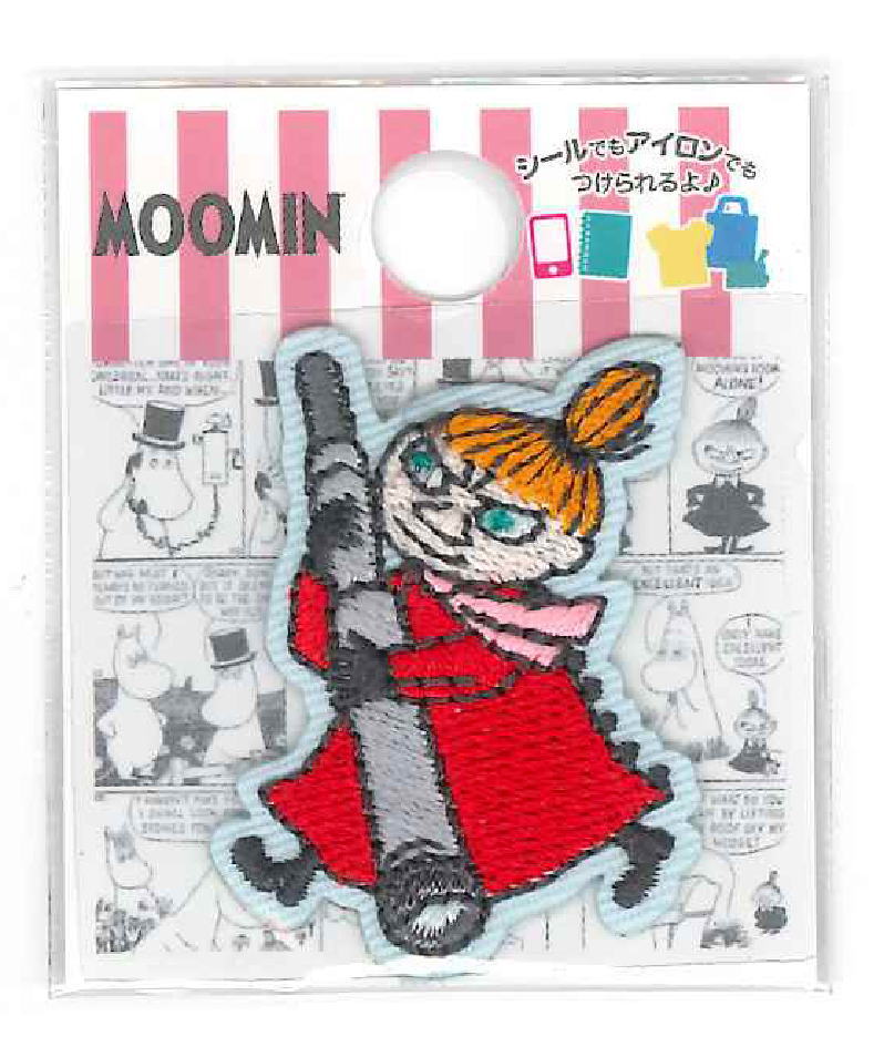 楽天市場 M01y１８７８ ムーミン リトルミイ 望遠鏡 Moomin ミニワッペン キャラクターワッペン アップリケ 京都カナリヤ手芸店