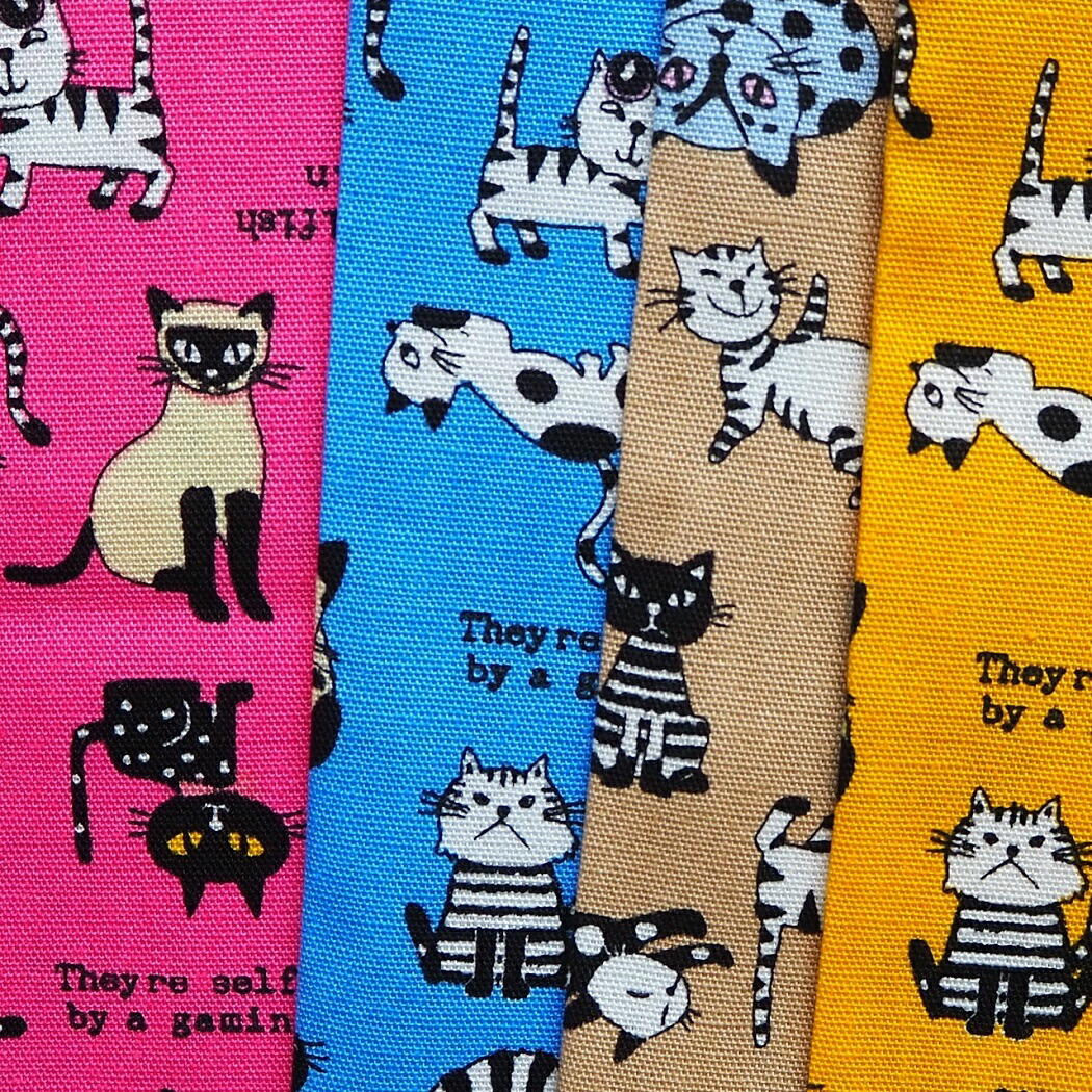 楽天市場 コットン ツイル生地 布 密集ネコ ニャンコ ｋｔｓ６８８７ 動物柄 ねこ 猫 コットンこばやし 商用利用可能 京都カナリヤ手芸店