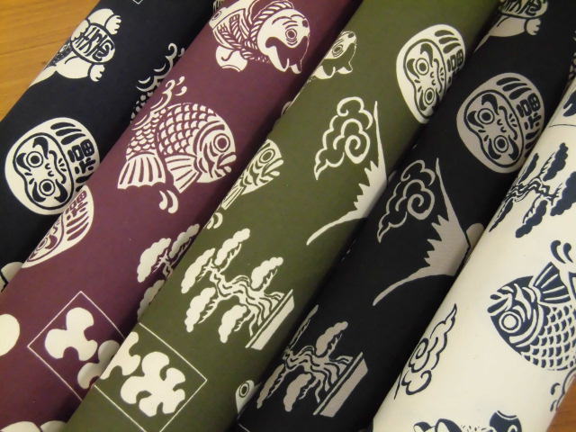 楽天市場】在庫限り コットン シーチング生地 布 七福神 宝船