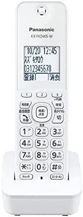 楽天市場】箱無し パナソニック 増設子機 ホワイト KX-FKD405-W 増設用