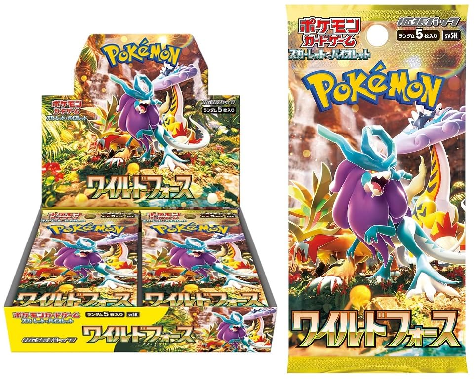 ポケモンカードゲーム ワイルドフォース　box シュリンク付き 楽天市場】【未開封シュリンク付】 ワイルドフォース BOX