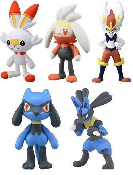 楽天市場 5種セット ポケモン ポケットモンスター モンコレ Ms 35 エースバーン Ms 10 ルカリオ 他 計5種セット K And Y雑貨店 楽天市場店