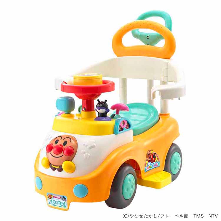 アンパンマン おもちゃ アンパンマンといっしょにドライブ！3STEPよくばりビジーカー 押し棒＋ガード付き アンパンマンおもちゃ 乗用玩具 足けり 車 乗り物 10か月 1歳 2歳 3歳 4歳 5歳 子供 誕生日 クリスマスプレゼント *【toy】