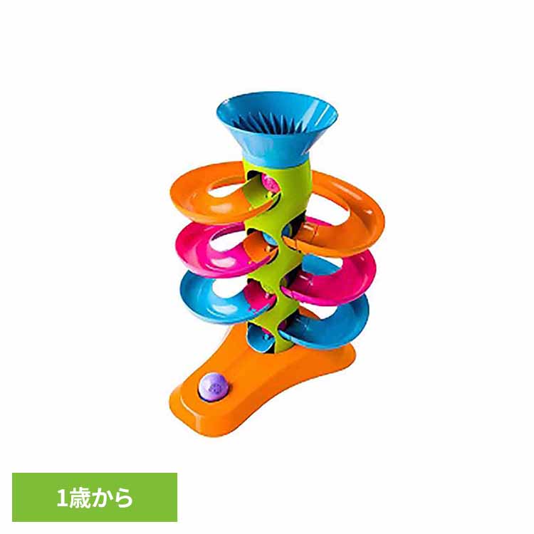赤ちゃん おもちゃ ロールアゲイン タワー RollAgain Tower FA178-1 おもちゃ 赤ちゃん ベビー 知育玩具 出産祝い ギフト 誕生日 プレゼント ボールタワー